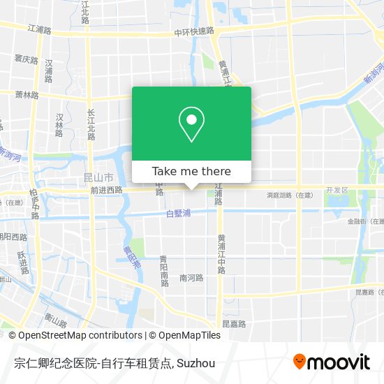 宗仁卿纪念医院-自行车租赁点 map