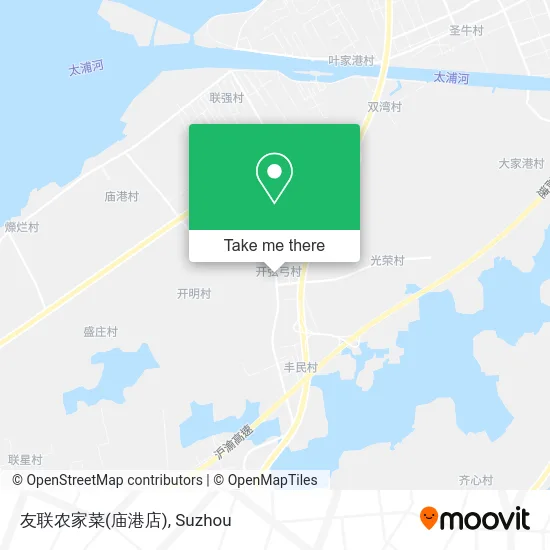 友联农家菜(庙港店) map