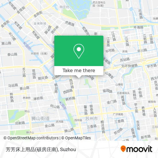 芳芳床上用品(硕房庄南) map