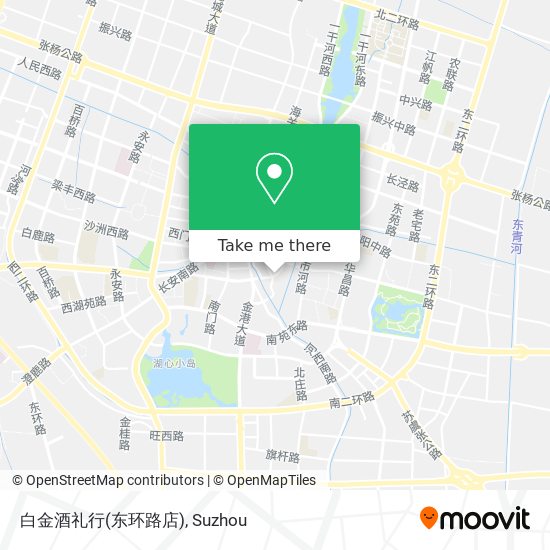 白金酒礼行(东环路店) map