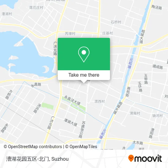 漕湖花园五区-北门 map