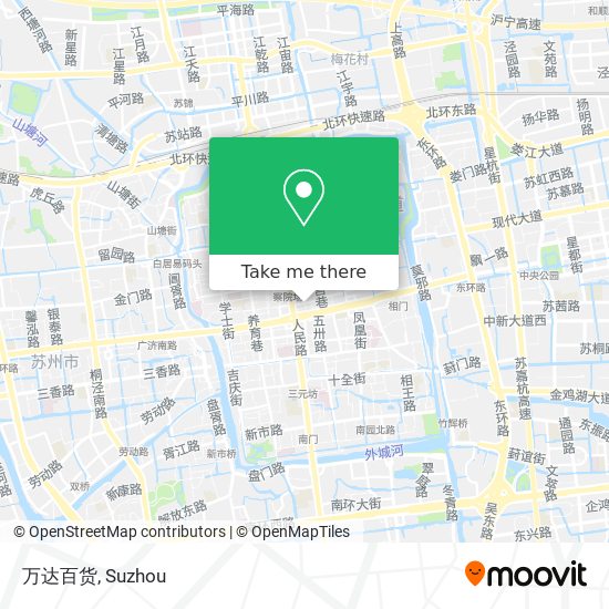 万达百货 map