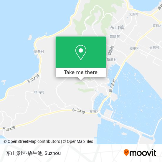 东山景区-放生池 map