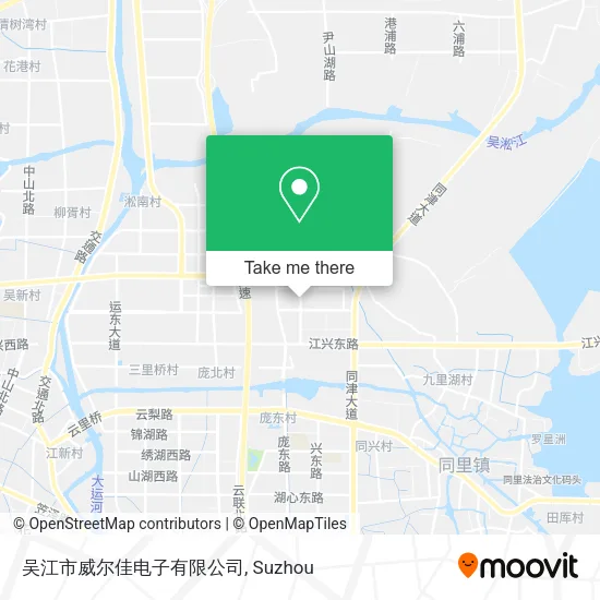 吴江市威尔佳电子有限公司 map