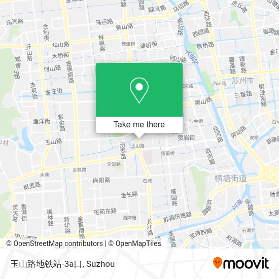 玉山路地铁站-3a口 map