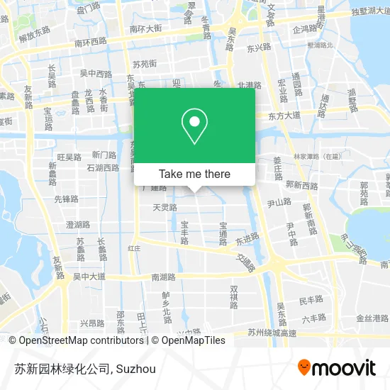 苏新园林绿化公司 map