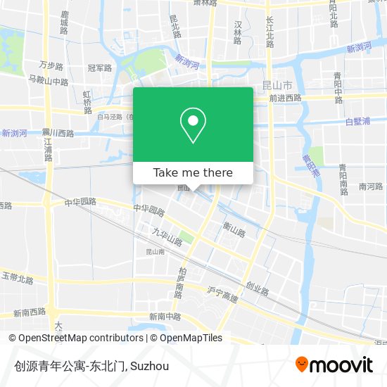 创源青年公寓-东北门 map