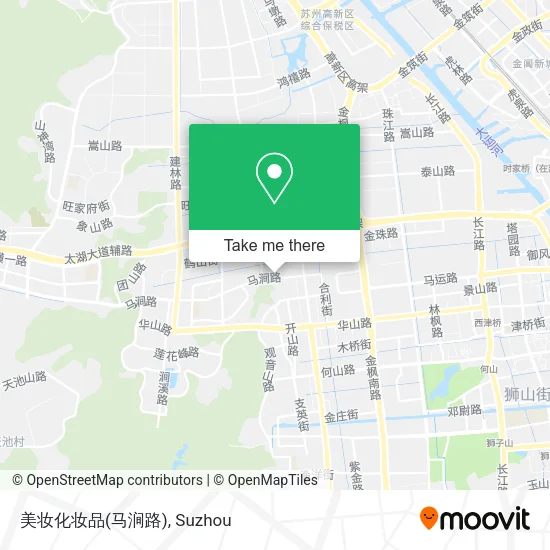 美妆化妆品(马涧路) map