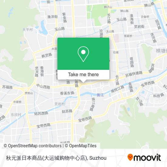 秋元派日本商品(大运城购物中心店) map