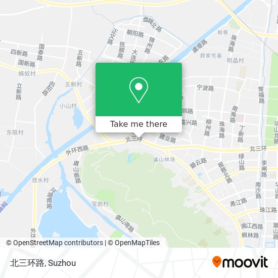 北三环路 map