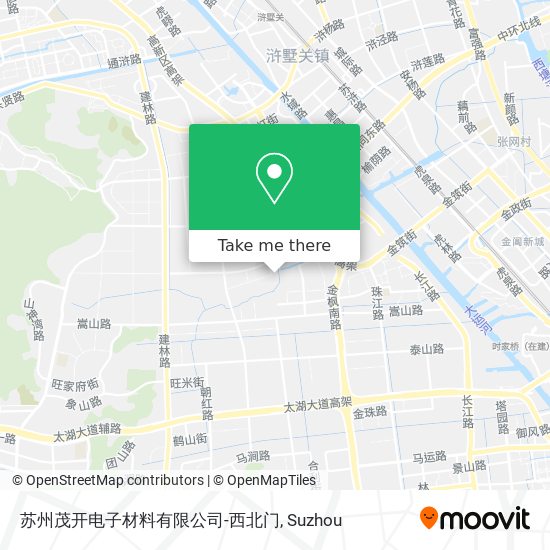 苏州茂开电子材料有限公司-西北门 map