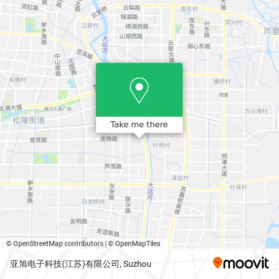 亚旭电子科技(江苏)有限公司 map