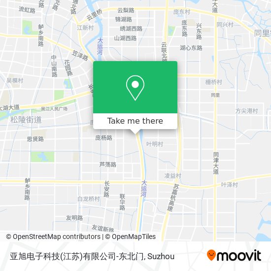 亚旭电子科技(江苏)有限公司-东北门 map
