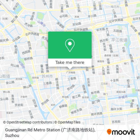Guangjinan Rd Metro Station (广济南路地铁站) map