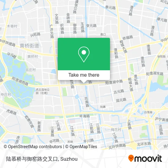 陆慕桥与御窑路交叉口 map