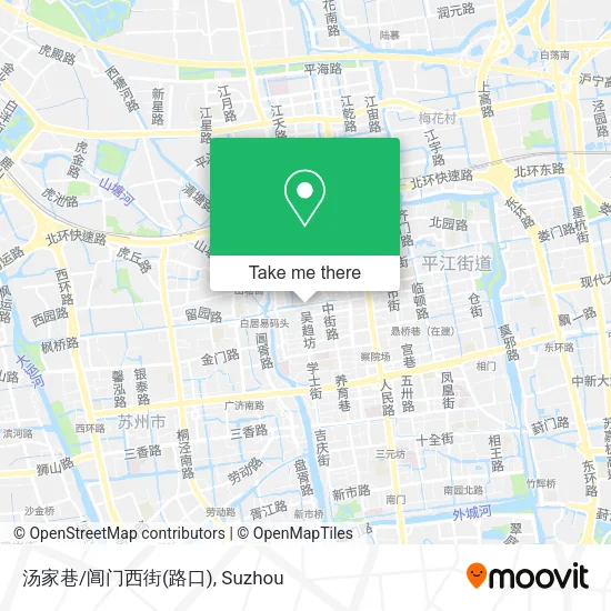 汤家巷/阊门西街(路口) map