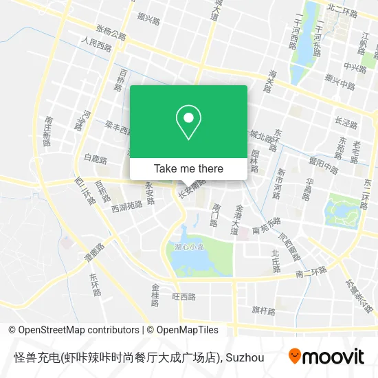 怪兽充电(虾咔辣咔时尚餐厅大成广场店) map