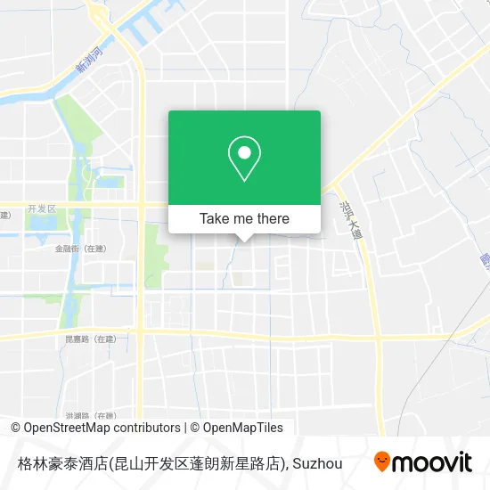 格林豪泰酒店(昆山开发区蓬朗新星路店) map