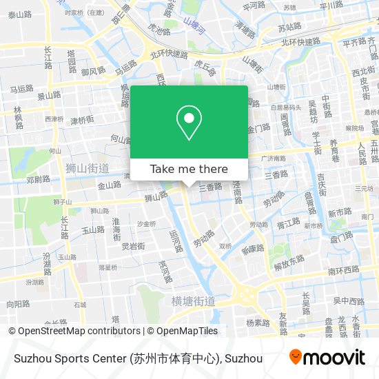 Suzhou Sports Center (苏州市体育中心) map