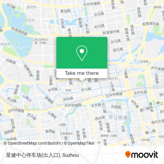 星健中心停车场(出入口) map