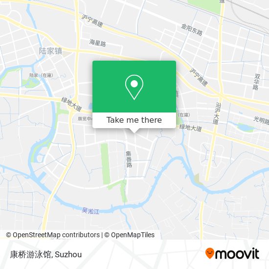 康桥游泳馆 map