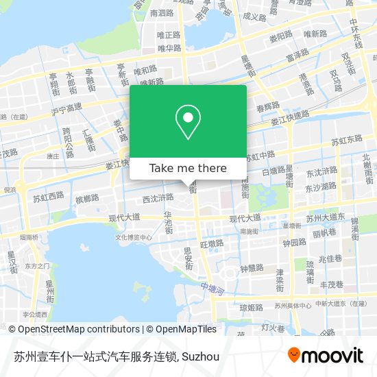 苏州壹车仆一站式汽车服务连锁 map