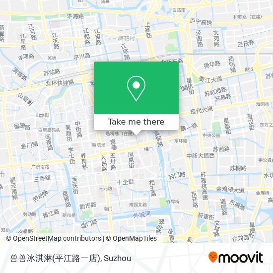 兽兽冰淇淋(平江路一店) map