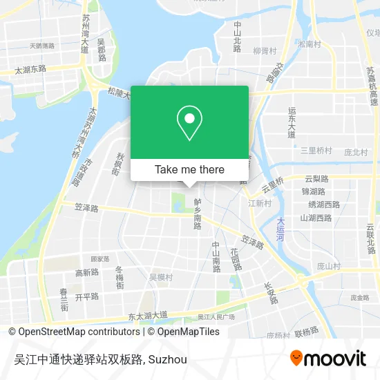 吴江中通快递驿站双板路 map