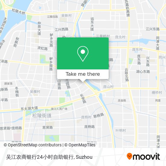 吴江农商银行24小时自助银行 map