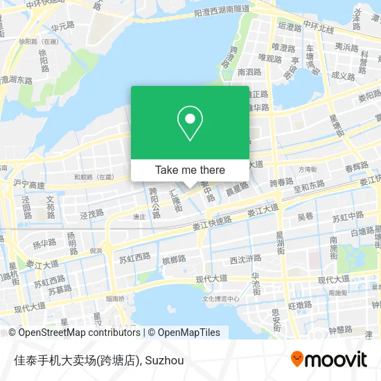 佳泰手机大卖场(跨塘店) map