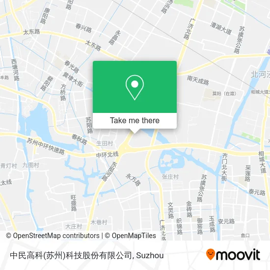 中民高科(苏州)科技股份有限公司 map