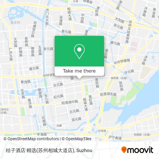 桔子酒店·精选(苏州相城大道店) map