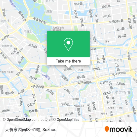 天筑家园南区-41幢 map