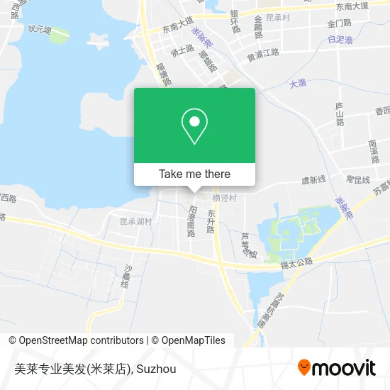 美莱专业美发(米莱店) map