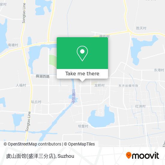 虞山面馆(盛泽三分店) map