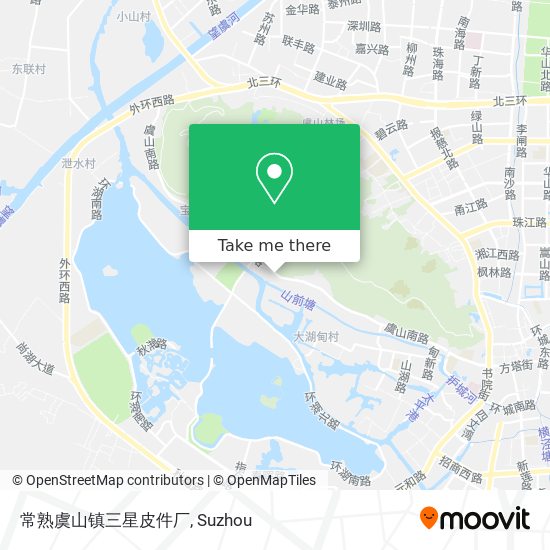 常熟虞山镇三星皮件厂 map