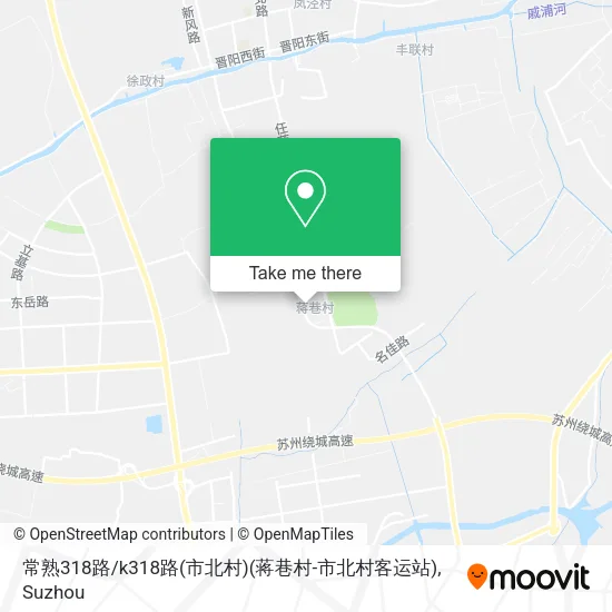 常熟318路/k318路(市北村)(蒋巷村-市北村客运站) map