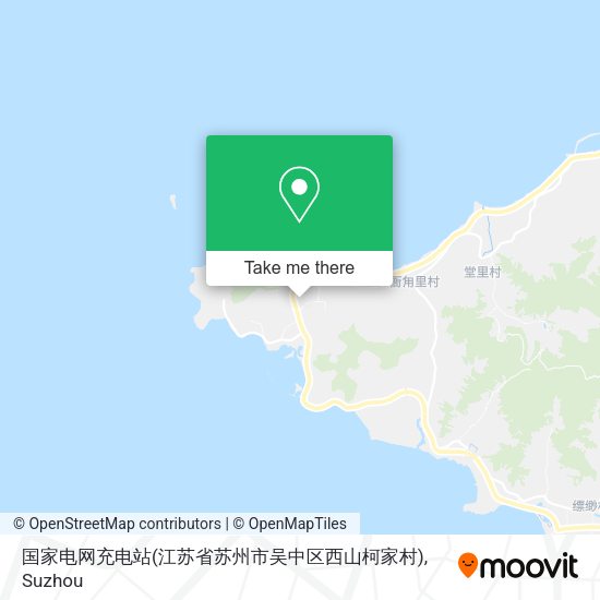 国家电网充电站(江苏省苏州市吴中区西山柯家村) map