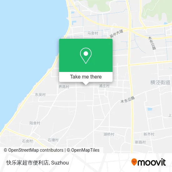 快乐家超市便利店 map