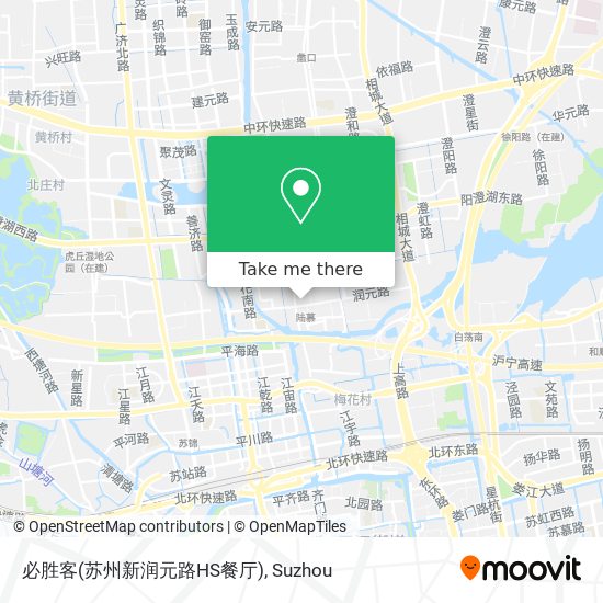 必胜客(苏州新润元路HS餐厅) map