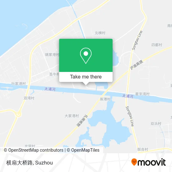 横扇大桥路 map