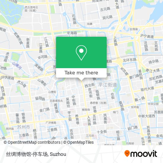 丝绸博物馆-停车场 map