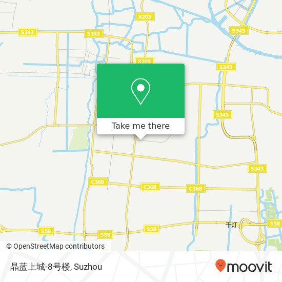 晶蓝上城-8号楼 map