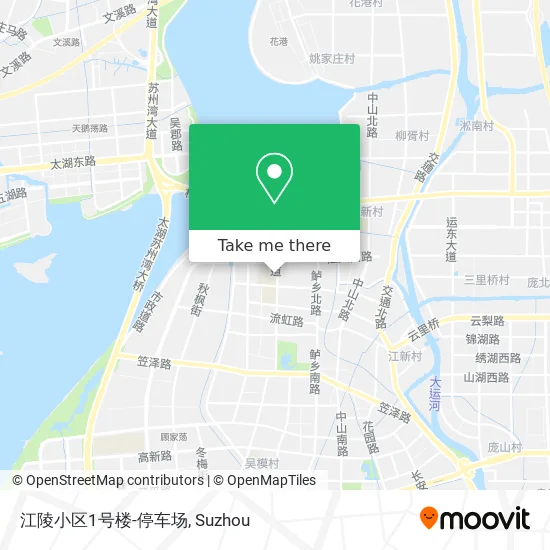 江陵小区1号楼-停车场 map