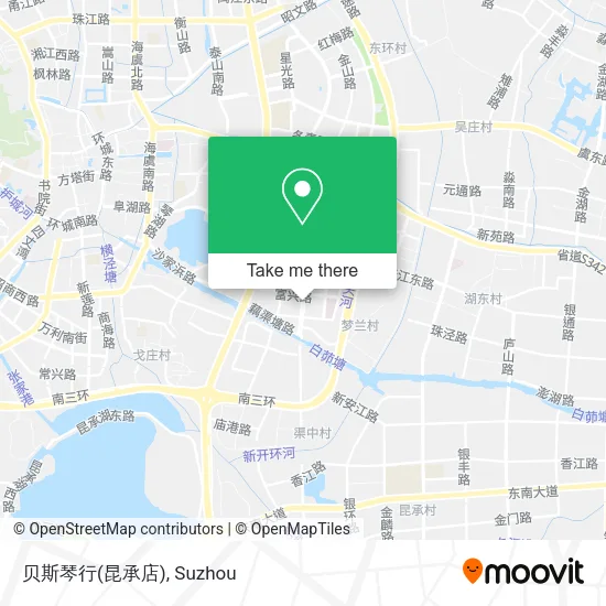 贝斯琴行(昆承店) map