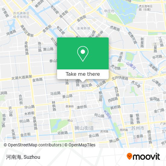河南海 map