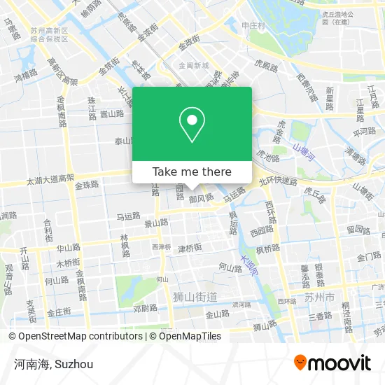 河南海 map