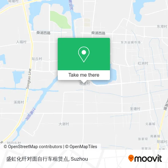 盛虹化纤对面自行车租赁点 map
