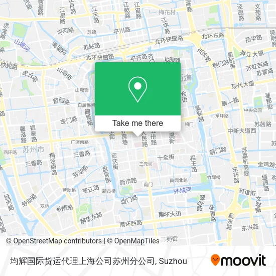 均辉国际货运代理上海公司苏州分公司 map