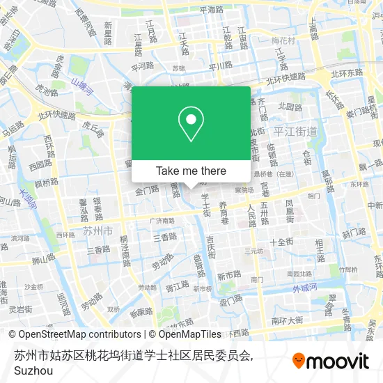 苏州市姑苏区桃花坞街道学士社区居民委员会 map